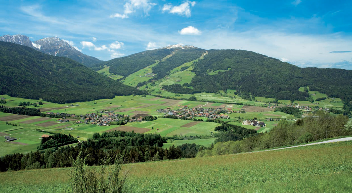 View of Olang-Valdaora and Pustertal-Val Pusteria