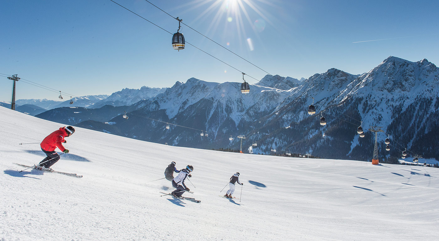 Skier on the slopes